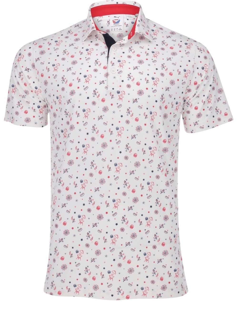 Puma X Volition Celebration Shirt Polo Short Sleeve Golf Apparel - Picture 3 of 16
